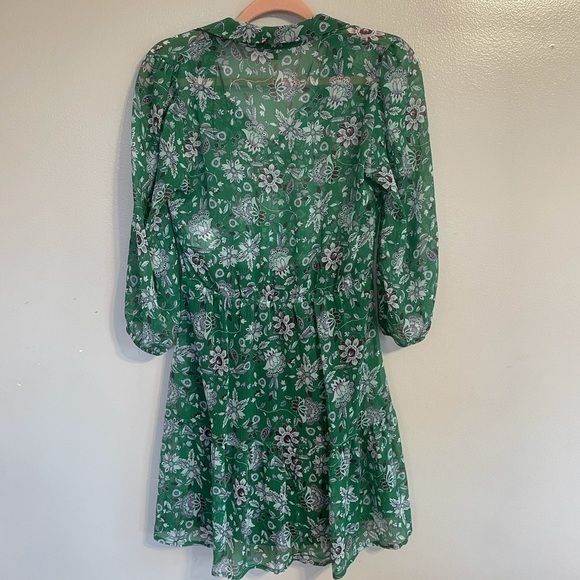 𝅺ETAM Green Floral Dress - Picture 3 of 10
